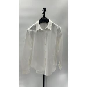 Quince White Button-Up Blouse
